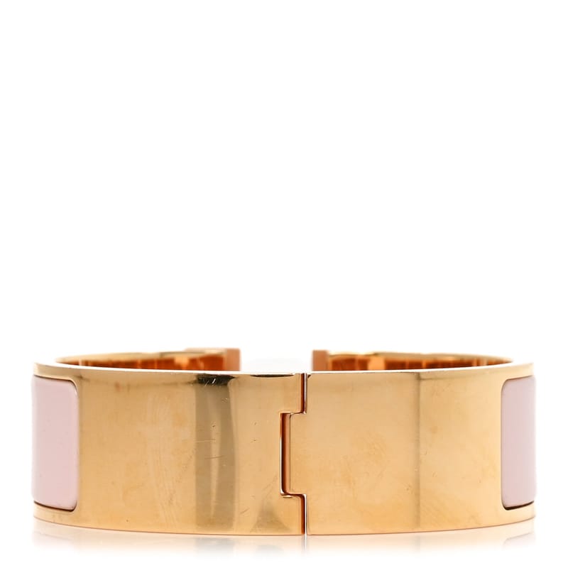 Enamel Wide Clic Clac H браслет GM рожевий Candeur