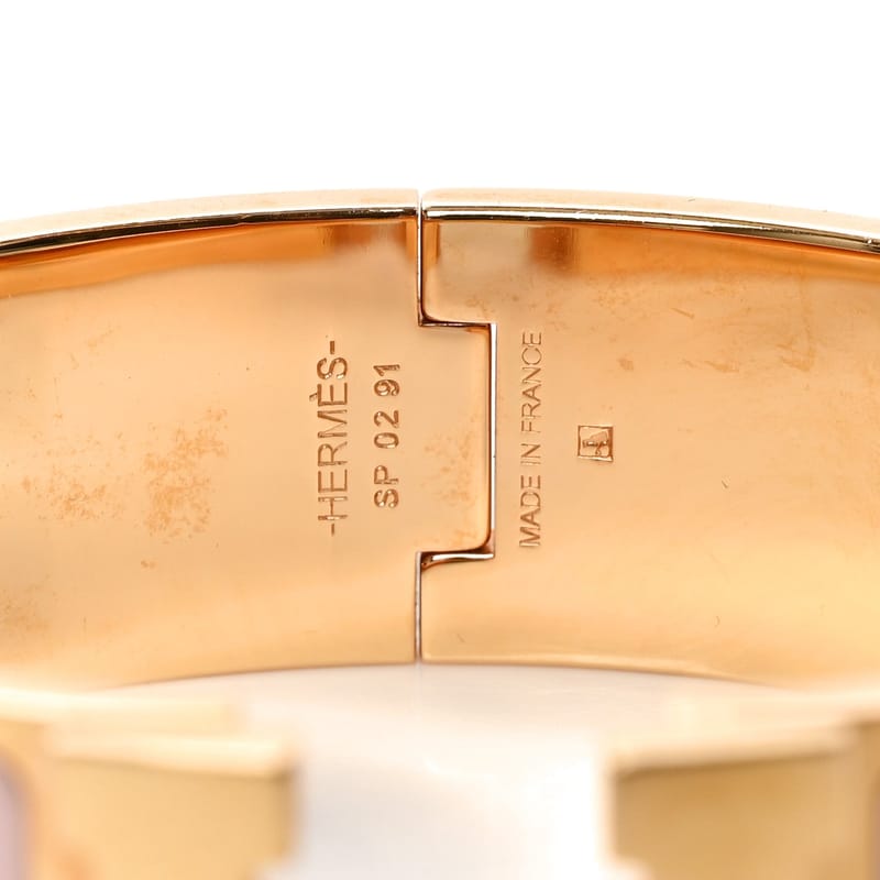 Enamel Wide Clic Clac H браслет GM рожевий Candeur
