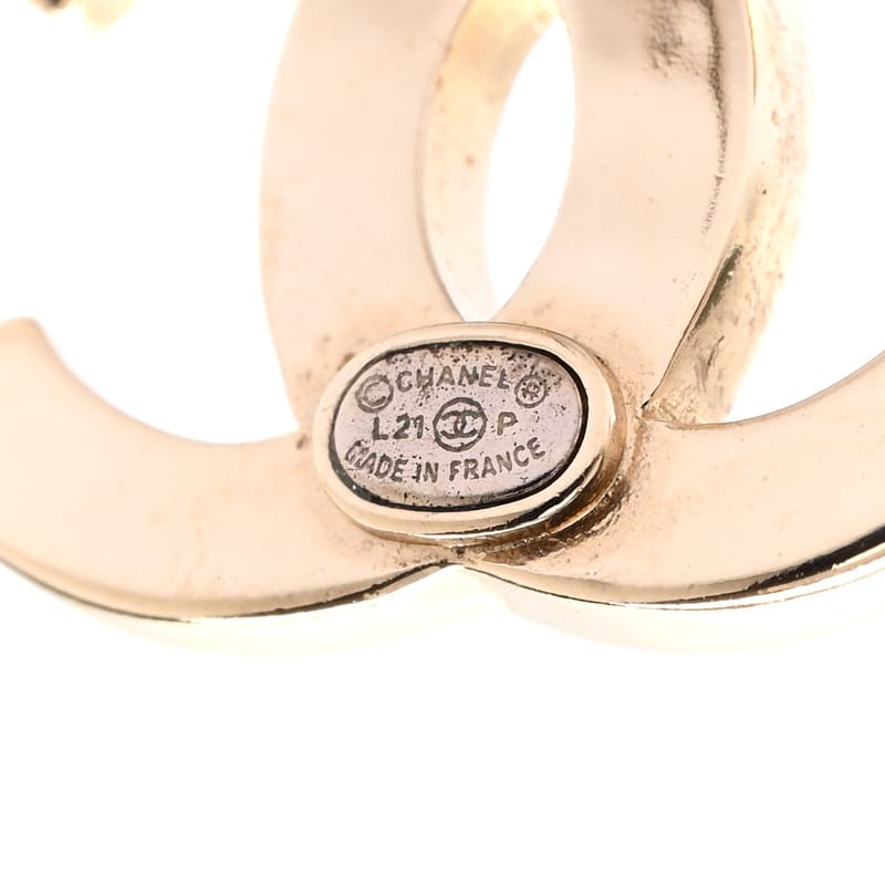 Crystal CC Logo сережки золото