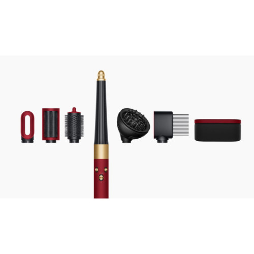 Мультистайлер Dyson Airwrap i.d. HS08 Bluetooth Multi-Styler and Dryer Curly+Coily Red Velvet/Gold