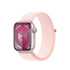 Смарт-годинник Apple Watch Series 9 GPS 41mm Pink Aluminum Case w. Light Pink S. Loop (MR953)
