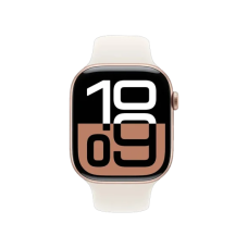 Смарт-годинник Apple Watch Series 10 GPS 42mm Rose Gold Alu. Case w. Light Blush Sport Band - S/M (MWWH3)