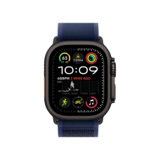 Смарт-годинник Apple Watch Ultra 2 GPS + Cellular 49mm Black Titan. Case w. Blue Trail Loop - M/L (MYTJ3+MYQ83)