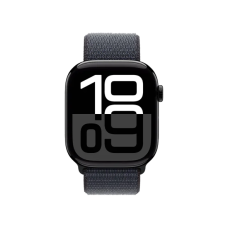 Смарт-годинник Apple Watch Series 10 GPS + Cellular 42mm Jet Black Aluminum Case w. Ink S. Loop (MWX83)