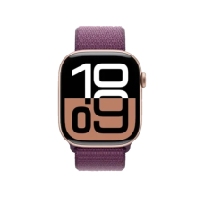 Смарт-годинник Apple Watch Series 10 GPS + Cellular 46mm Rose Gold Aluminum Case w. Plum S. Loop (MWY83)