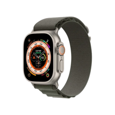 Смарт-годинник Apple Watch Ultra GPS + Cellular 49mm Titanium Case with Green Alpine Loop - Large (MQEX3/MQFP3)