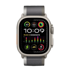 Смарт-годинник Apple Watch Ultra 2 GPS + Cellular 49mm Titanium Case with Green/Gray Trail Loop - M/L (MRF43)