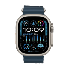 Смарт-годинник Apple Watch Ultra 2 GPS + Cellular 49mm Titanium Case with Blue Ocean Band (MREG3)