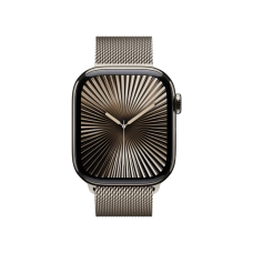 Смарт-годинник Apple Watch Series 10 GPS + Cellular 42mm Natural Titanium Case w. Natural Milanese Loop (MWXF3)