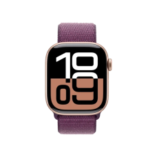 Смарт-годинник Apple Watch Series 10 GPS + Cellular 42mm Rose Gold Aluminum Case w. Plum S. Loop (MWXC3)