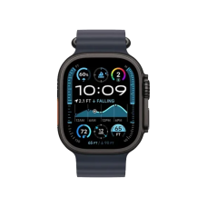 Смарт-годинник Apple Watch Ultra 2 GPS + Cellular 49mm Black Titanium Case w. Navy Ocean Band (MYTC3+MYPA3)