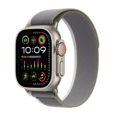 Смарт-годинник Apple Watch Ultra 2 GPS + Cellular 49mm Titanium Case with Green/Gray Trail Loop - M/L (MRF43)