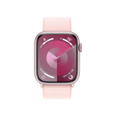Смарт-годинник Apple Watch Series 9 GPS 41mm Pink Aluminum Case w. Light Pink S. Loop (MR953)