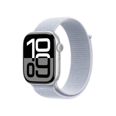 Смарт-годинник Apple Watch Series 10 GPS + Cellular 46mm Silver Aluminum Case w. Blue Cloud S. Loop (MWY23)