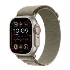 Смарт-годинник Apple Watch Ultra 2 GPS + Cellular 49mm Titanium Case with Olive Alpine Loop - Large (MRF03)