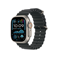 Смарт-годинник Apple Watch Ultra 2 GPS + Cellular 49mm Natural Titanium Case w. Black Ocean Band (MYT03+MXTL3)