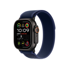 Смарт-годинник Apple Watch Ultra 2 GPS + Cellular 49mm Black Titan. Case w. Blue Trail Loop - M/L (MYTJ3+MYQ83)