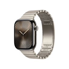 Смарт-годинник Apple Watch Series 10 GPS + Cellular 42mm Natural Titanium Case w. Natural Link Bracelet (MX0J3+MXMA3)