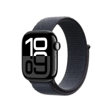 Смарт-годинник Apple Watch Series 10 GPS 42mm Jet Black Aluminum Case w. Ink Sport Loop (MWWG3)