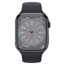 Смарт-годинник Apple Watch Series 8 GPS + Cellular 41mm Midnight Aluminum Case w. Midnight S. Band S/M (MNUV3)