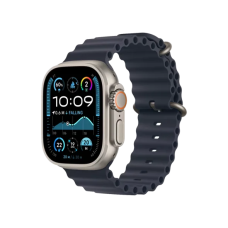 Смарт-годинник Apple Watch Ultra 2 GPS + Cellular 49mm Natural Titanium Case w. Navy Ocean Band (MX4D3)
