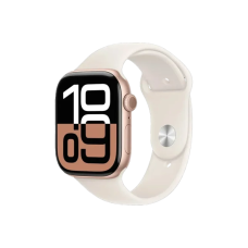 Смарт-годинник Apple Watch Series 10 GPS 42mm Rose Gold Alu. Case w. Light Blush Sport Band - S/M (MWWH3)