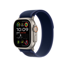 Смарт-годинник Apple Watch Ultra 2 GPS + Cellular 49mm Natural Titan. Case w. Blue Trail Loop - M/L (MX4L3)