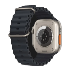Смарт-годинник Apple Watch Ultra GPS + Cellular 49mm Titanium Case with Midnight Ocean Band (MQET3/MQFK3)