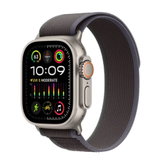 Смарт-годинник Apple Watch Ultra 2 GPS + Cellular 49mm Titanium Case with Blue/Black Trail Loop - S/M (MRF53)