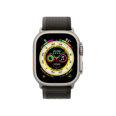 Смарт-годинник Apple Watch Ultra GPS + Cellular 49mm Titanium Case with Black/Gray Trail Loop - M/L (MQF53/MQFX3)