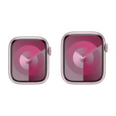 Смарт-годинник Apple Watch Series 9 GPS + Cellular 45mm Pink Alu. Case w. Light Pink Sport Band - S/M (MRMK3)