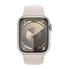 Смарт-годинник Apple Watch Series 9 GPS + Cellular 41mm Starlight Alu. Case w. Starlight Sport Band - S/M (MRHN3)