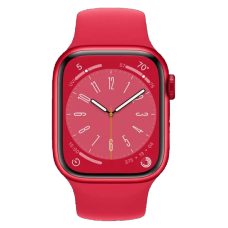 Смарт-годинник Apple Watch Series 8 GPS + Cellular 41mm PRODUCT RED Aluminum Case w. PRODUCT RED S. Band (MNJ23)