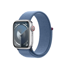 Смарт-годинник Apple Watch Series 9 GPS 45mm Silver Aluminum Case w. Winter Blue S. Loop (MR9F3)