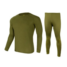 Термобілизна комплект, хакі (Polyester/Elastane)