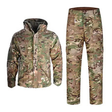 Зимовий тактичний костюм RipStop Multicam (бушлат + штани)