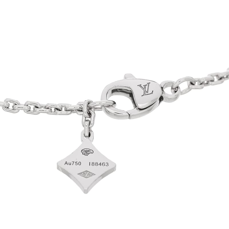 18K біле золото діамант Idylle Blossom Monogram браслет