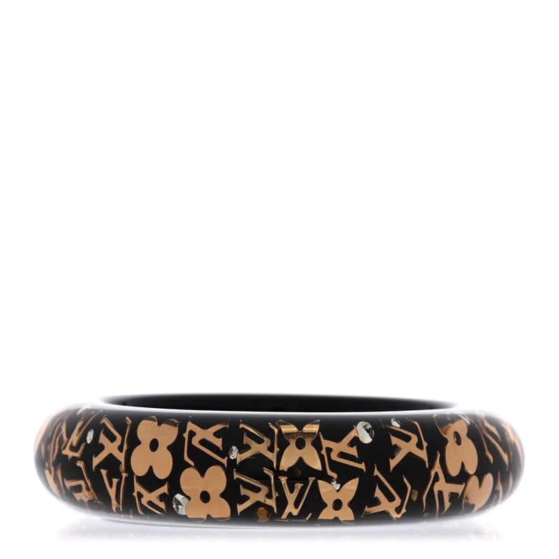 Resin Swarovski Medium Inclusion браслет GM чорний