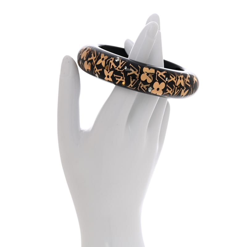 Resin Swarovski Medium Inclusion браслет GM чорний