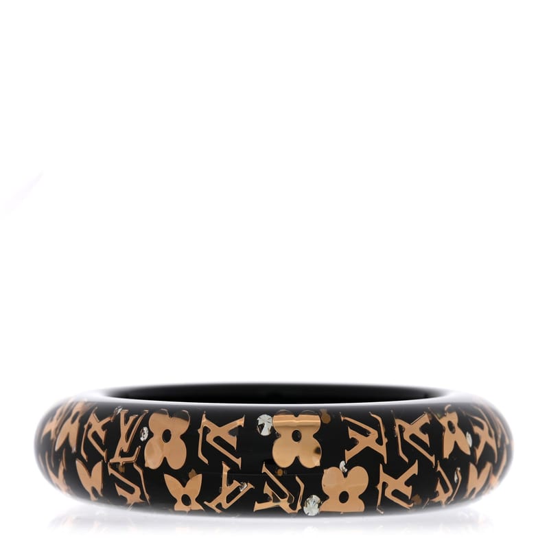 Resin Swarovski Medium Inclusion браслет GM чорний