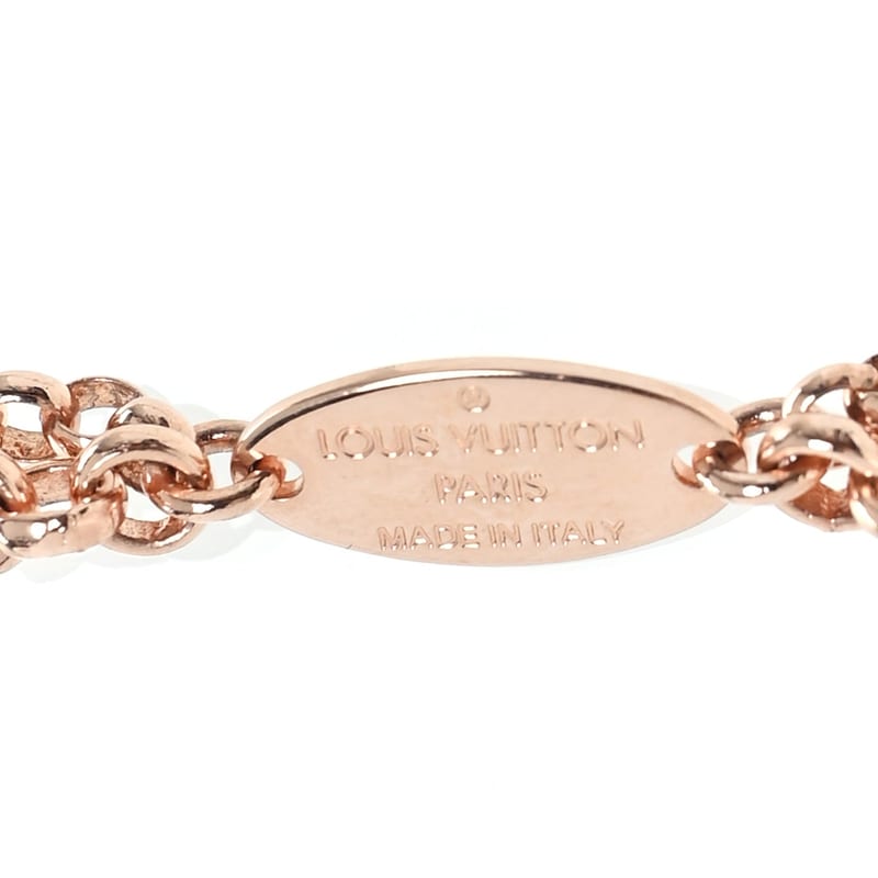 метал Enamel LV Stellar Long кольє рожеве золото