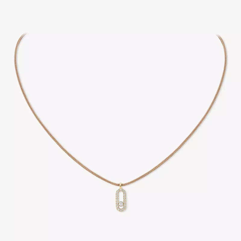 Кольє cordon beige pavé Messika Care(s)