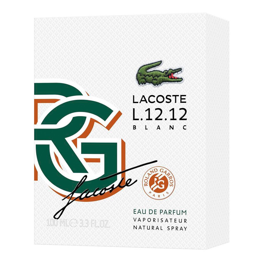 Lacoste L.12.12 Blanc Roland Garros 100 ml