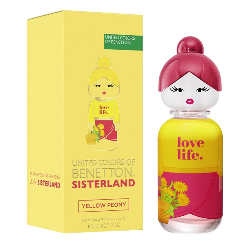 United Colors of Benetton Sisterland Yellow Peony 80 ml