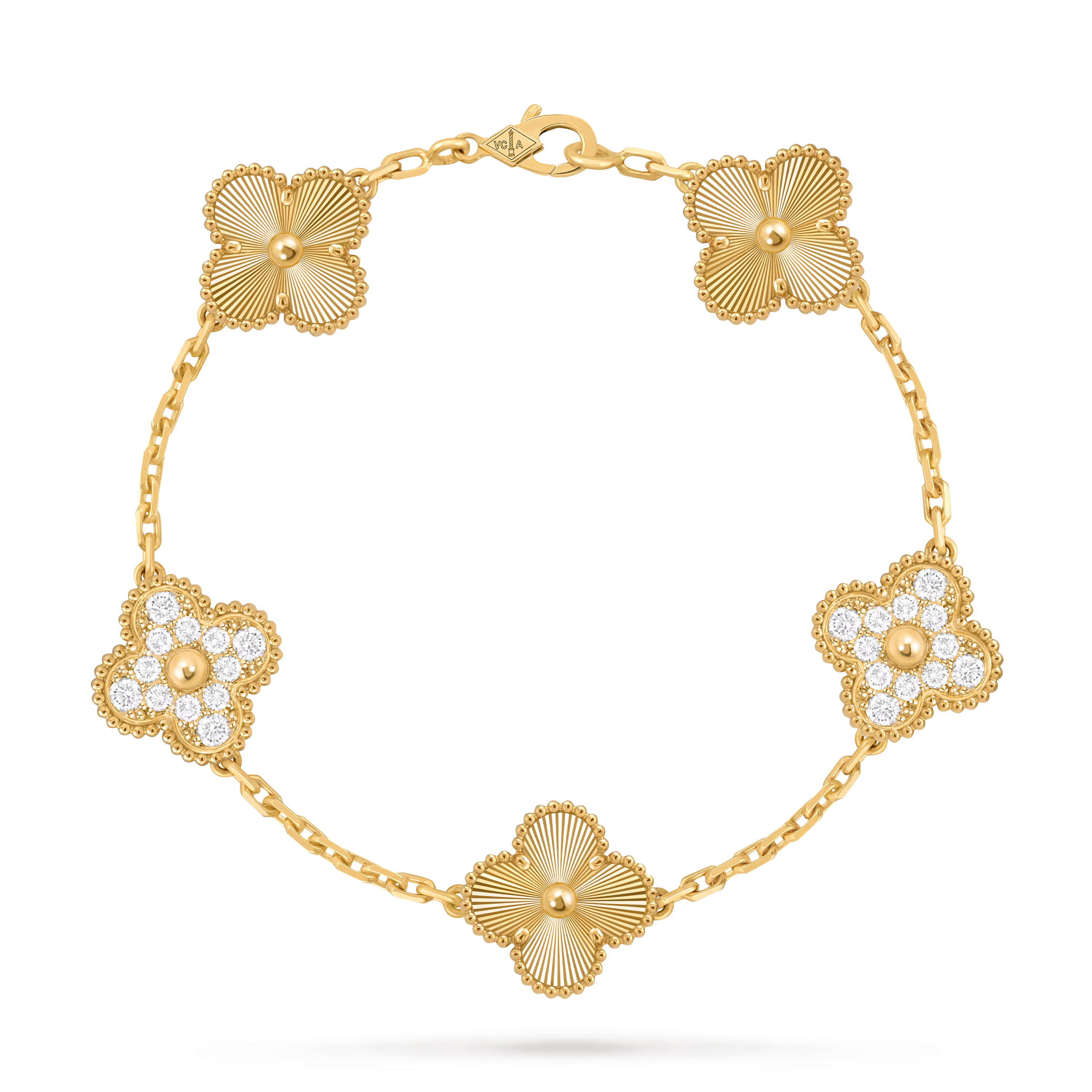 Браслет Vintage Alhambra, 5 мотивів